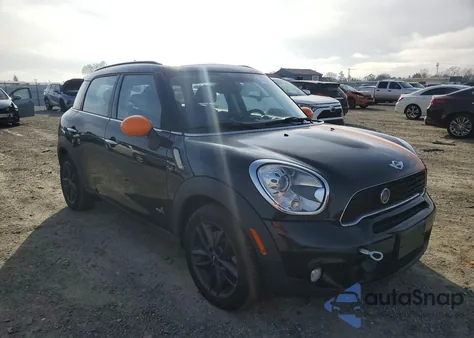 2013 Mini Cooper S Countryman из США, поврежденный, VIN WMWZC5C53DWP33291